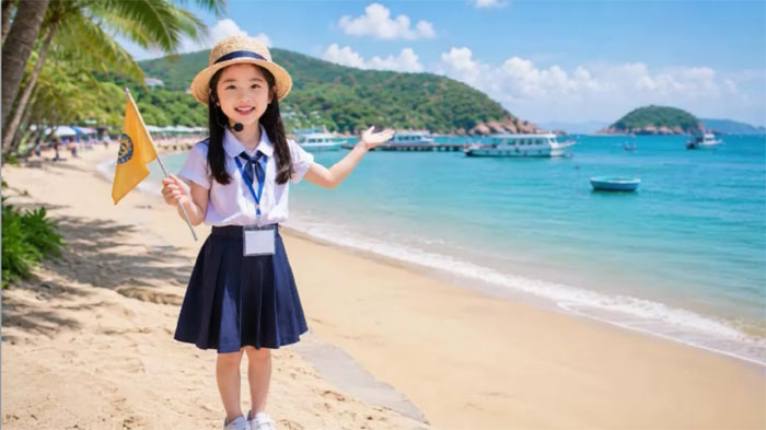 Mình tạo video hướng dẫn viên du lịch để vận dụng